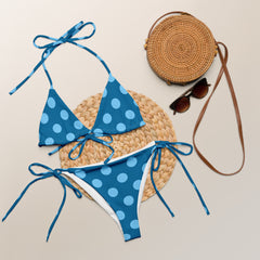 "Frolic in the Sun: Festive Polka Dots String Bikini", lioness-love