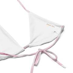 "Blending Beauty: Pink Camouflage String Bikini", lioness-love