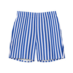Vertical striped men’s swim trunks