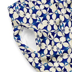 Floral print swimming trunks for men