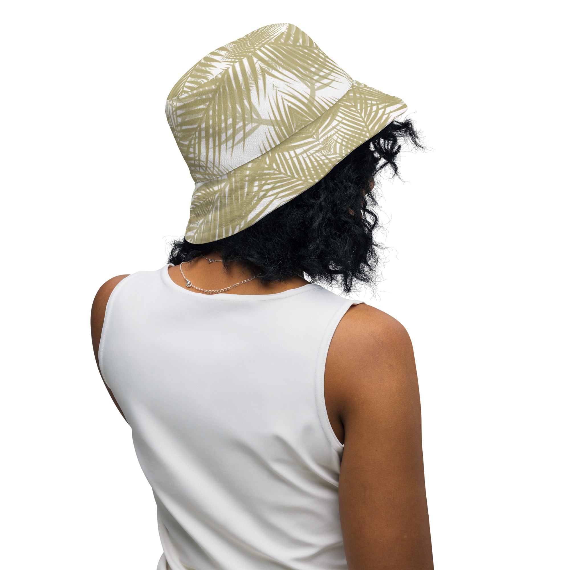 "Golden Palms: Bucket Hat with a Touch of Luxury", lioness-love