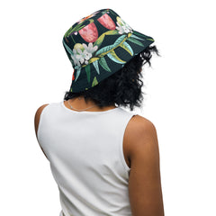 Island Chic Tropical Paradise Bucket Hat, lioness-love