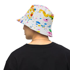 "Artistic Vibes: Make a Statement with Our Paint Splash Bucket Hat", lioness-love