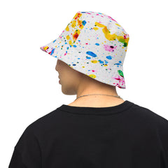 Artistic Vibes Paint Splash Bucket Hat, lioness-love