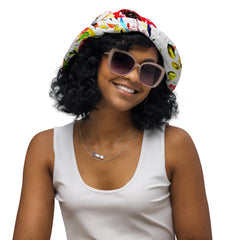 "Vibrant Blossoms: Embrace Every Hue with Our Colorful Floral Bucket Hat", lioness-love