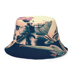 Tie-Dye Floral Tropics Colorful Vibes with Our Fashion Bucket Hat, lioness-love