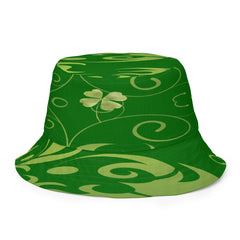 Emerald Elegance Green Design Bucket Hat, lioness-love