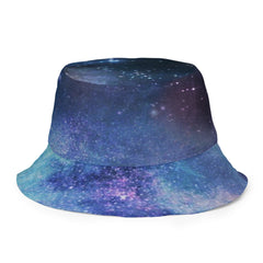 "Galactic Glamour: Elevate Your Style with Our Space Lovers Bucket Hat", lioness-love