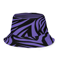 "Purple Reign: Command Attention with our Purple Zebra Print Bucket Hat", lioness-love