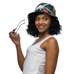 "Island Chic: Embrace Paradise with Our Tropical Paradise Bucket Hat", lioness-love