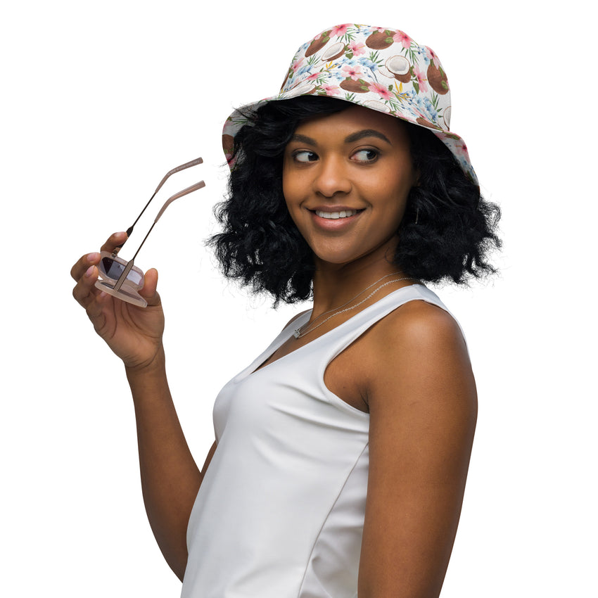 "Coco Breeze: Feel the Island Vibes with Our Coconut Bucket Hat", lioness-love