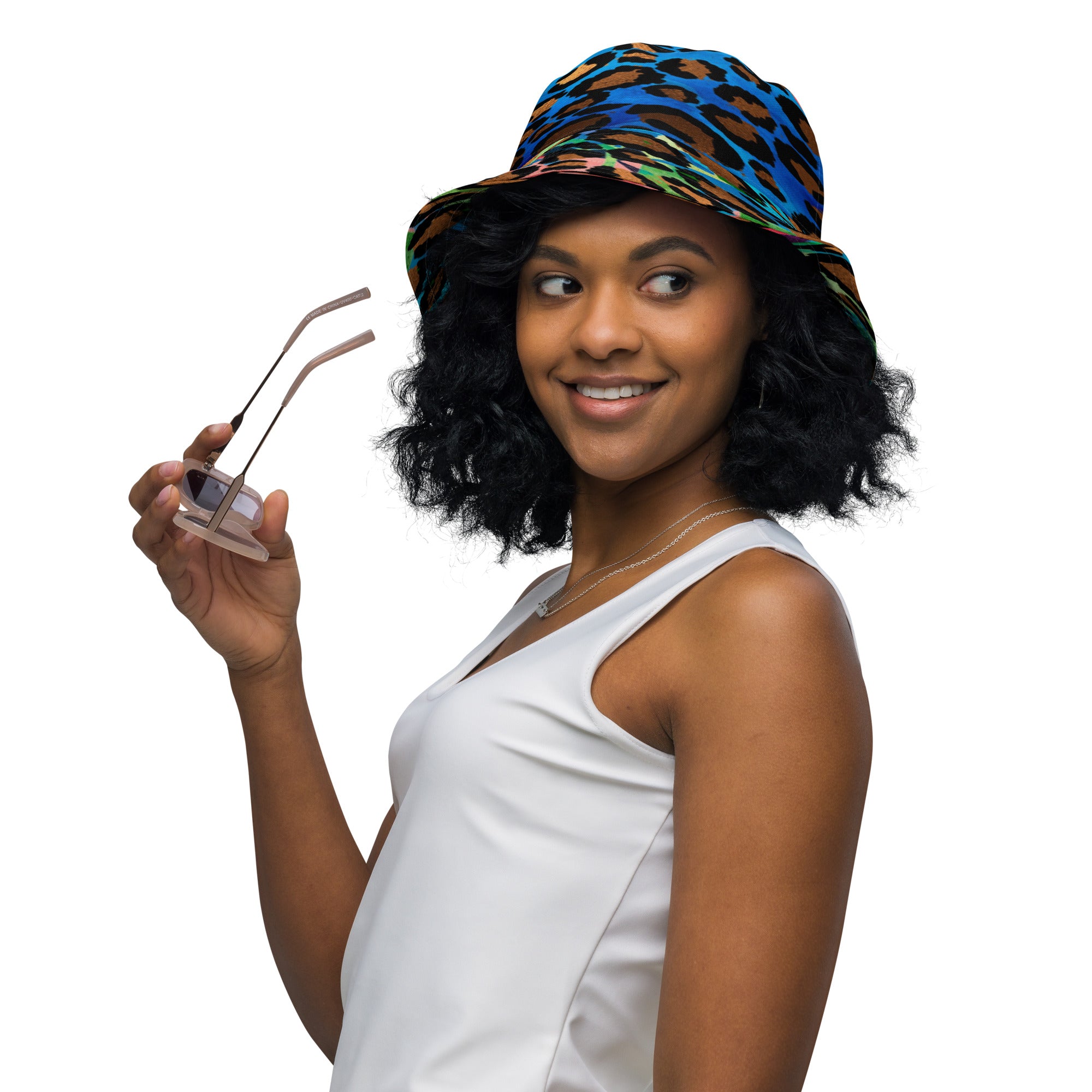 "Wild Style: Embrace the Jungle with Our Colorful Animal Print Bucket Hat", lioness-love