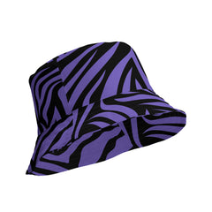 "Purple Reign: Command Attention with our Purple Zebra Print Bucket Hat", lioness-love