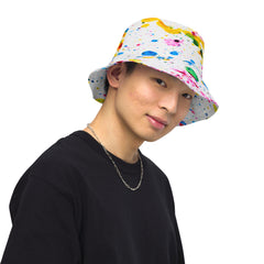 Artistic Vibes Paint Splash Bucket Hat, lioness-love