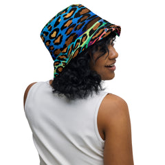 "Wild Style: Embrace the Jungle with Our Colorful Animal Print Bucket Hat", lioness-love