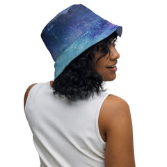 "Galactic Glamour: Elevate Your Style with Our Space Lovers Bucket Hat", lioness-love