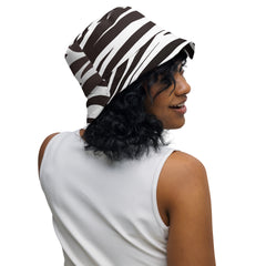 "Zebra Strut: Own the Urban Jungle with our Zebra Print Bucket Hat", lioness-love