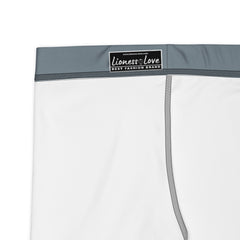 Mid-Rise Grey Workout Shorts, lioness-love