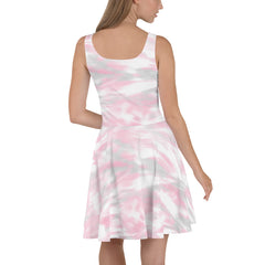 Trendy Pink Camouflage Skater Dress, lioness-love