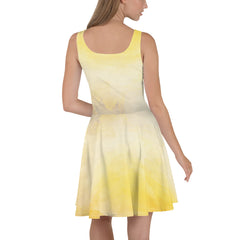 Sunshine Tie Dye Skater Dress, Spring and Summer Dress, lioness-love