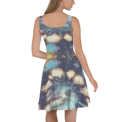 Casual Tie Dye Skater Dress, lioness-love