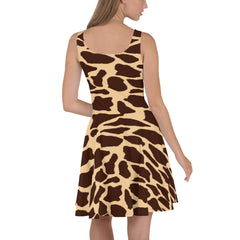 Giraffe Print Skater Dress, lioness-love