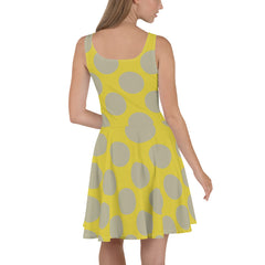 "Chic Dots: Women’s Polka Dot Print Skater Dress", lioness-love