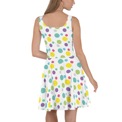 "Twirl and Tantalize: Polka Dot Party Skater Dress", lioness-love
