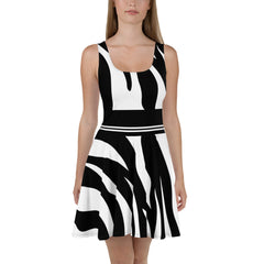 Chic Zebra Print Dress, lioness-love