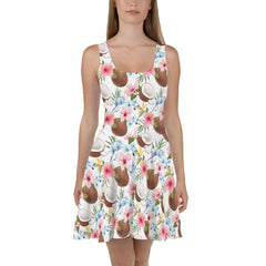 Coconut Summer Skater Dress, lioness-love