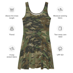 Camouflage Skater Dress, lioness-love