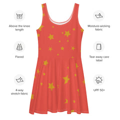 Stars Summer Skater Dress, lioness-love