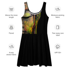 Buddha Design Skater Dress, lioness-love