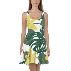 Summertime Hibiscus Skater Dress lioness-love