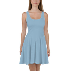 "Blue Sky Delight: Women’s and Girls Spring and Summer Skater Dress" lioness-love