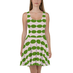 "Vintage-Inspired Journey with our Antique Green Skater Dress", lioness-love