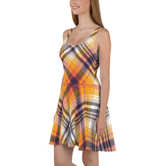 Plaid Sleeveless Skater Dress, lioness-love