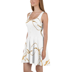 Comfort and Style Fashion Skater Dress, lioness-love