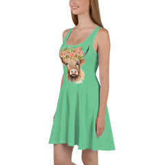 "Udderly Chic: The Cow Lovers Skater Dress", lioness-love