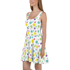 "Twirl and Tantalize: Polka Dot Party Skater Dress", lioness-love