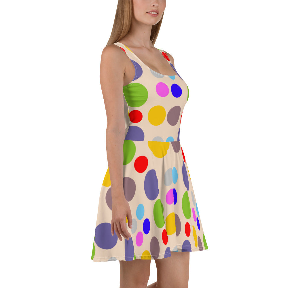 "Summer Chic: Retro Polka Dots Skater Dress", lioness-love