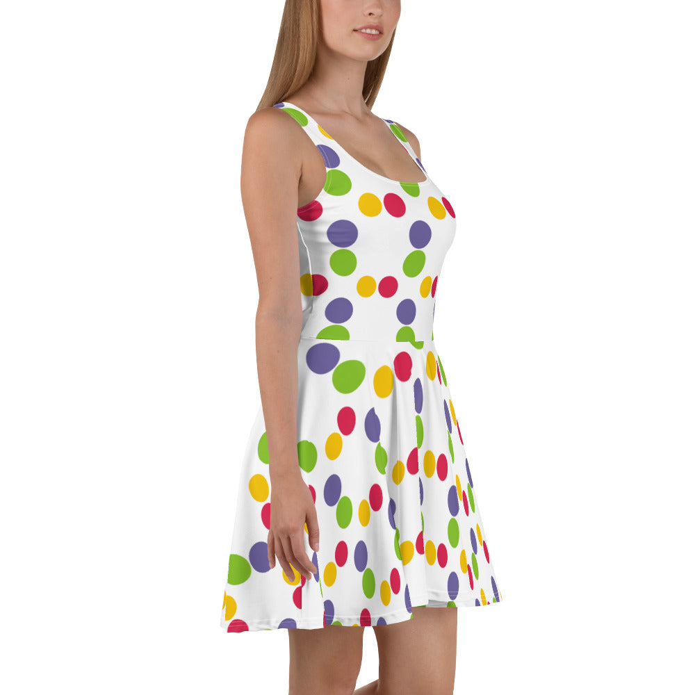 "Playful Party Dots: Casual Polka Dot Skater Dress", lioness-love