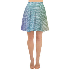 Sparkling mermaid scale print clothing