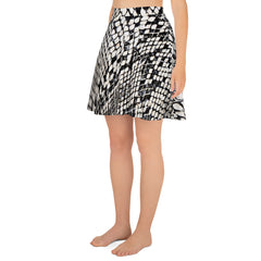 Animal skin print skirt for woman