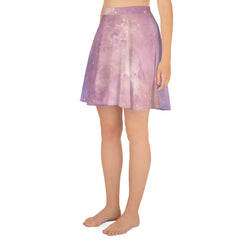 Starry sky purple ombre skirt for woman