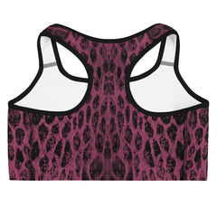 Its striking vine black leopard print design adds a bold and stylish touch to your gym ensemble.
