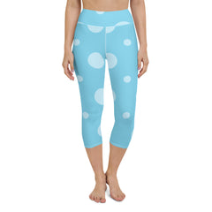 Baby Blue Yoga Capri Leggings | Capri Leggings Activewear, lioness-love