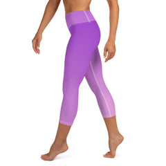 Purple Pleasure Yoga Capri Leggings | Fitness Leggings, lioness-love