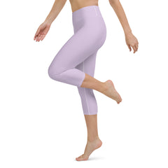 Yoga Capri Lavender Leggings, lioness-love