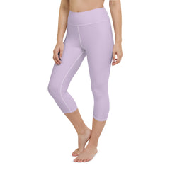 Yoga Capri Lavender Leggings, lioness-love